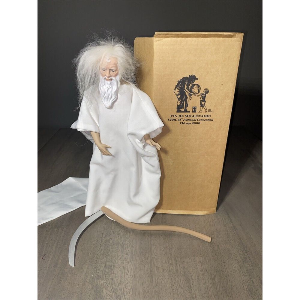 UFDC 2000 MARCUS Father TIme Porcelain Doll, ‎ Fin du Millenaire Susan Dunham
